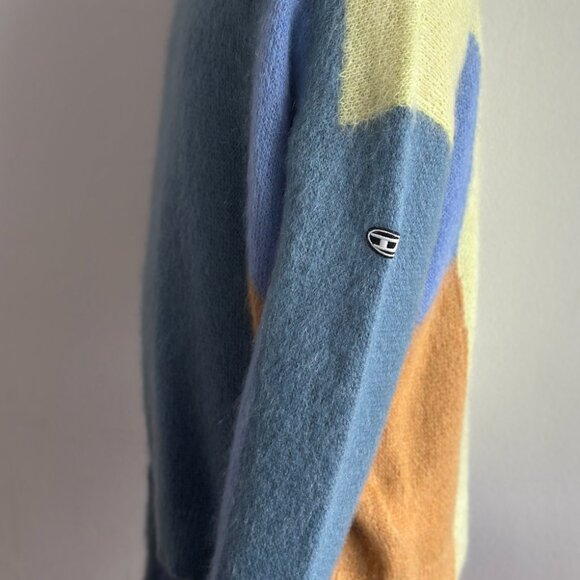 Diesel K-ARNEY Oversized Multicoloured Mohair Sweater - Size L - Picture 5 of 6